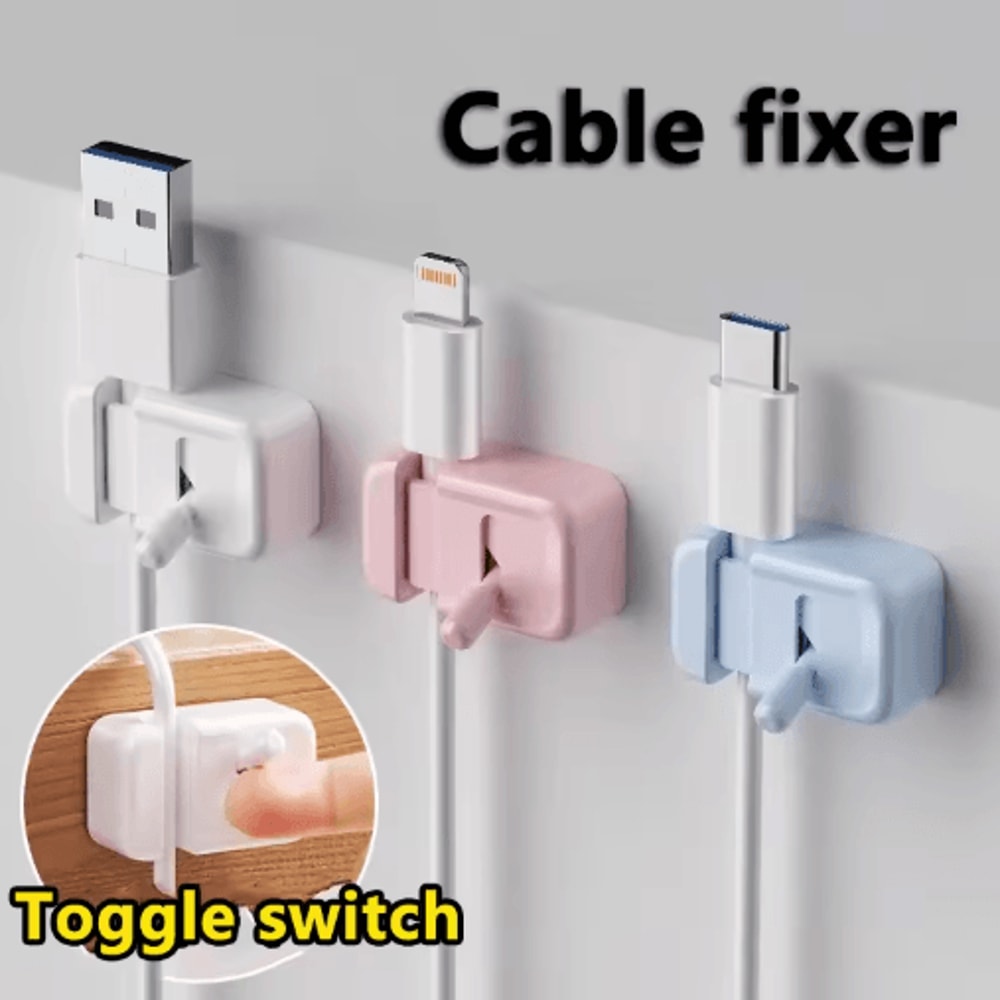 Desktop Cable Organizer Cable Clips For Charging Cords Data Wires And Desk Management 13