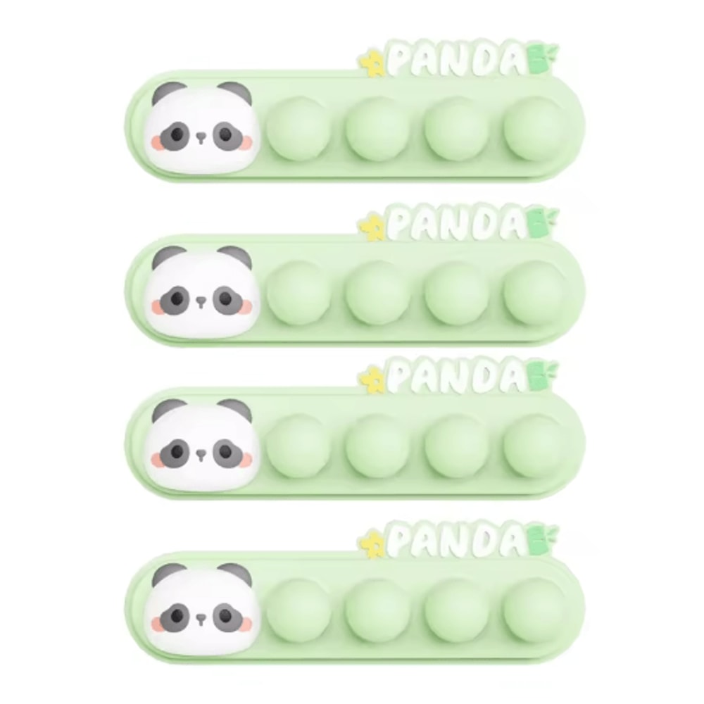 Capybara Desktop Cable Organizer Cute Silicone Punch Free Holder For Charging And Data Cables 3