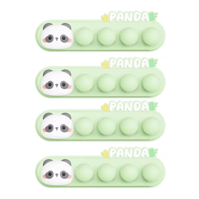 Capybara Desktop Cable Organizer Cute Silicone Punch Free Holder For Charging And Data Cables 3