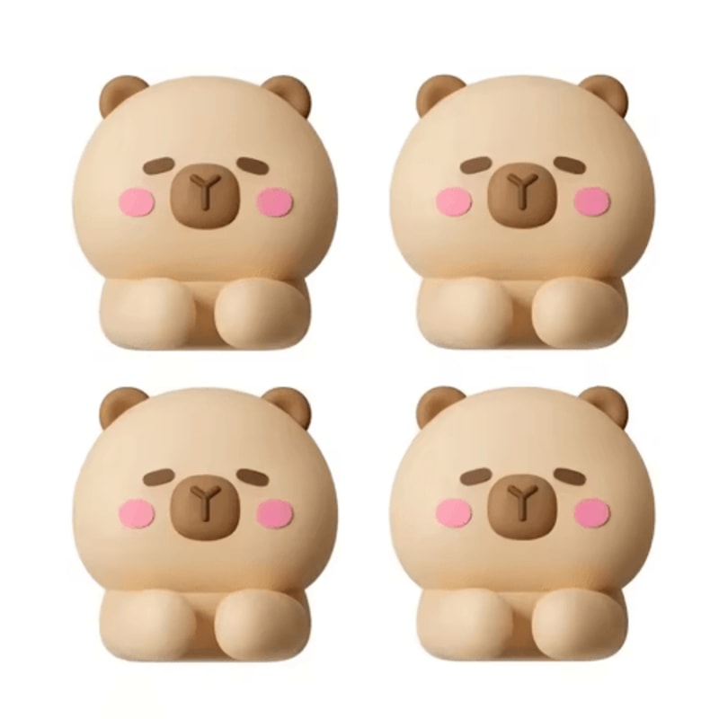 Capybara Desktop Cable Organizer Cute Silicone Punch Free Holder For Charging And Data Cables 12