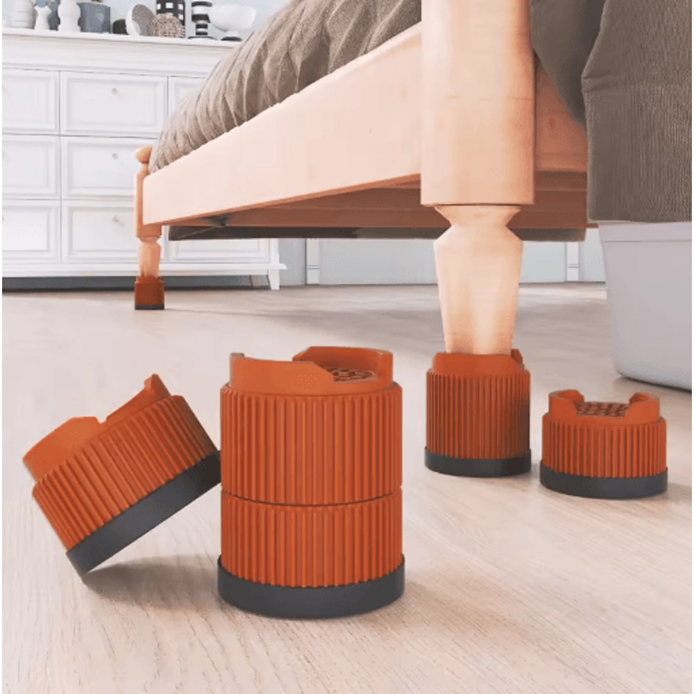 Adjustable Height Furniture Risers Multi Size Leg Protectors For Sofa Bed And Chair 0