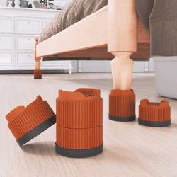 adjustable height furniture risers multi size leg protectors for sofa bed and chair