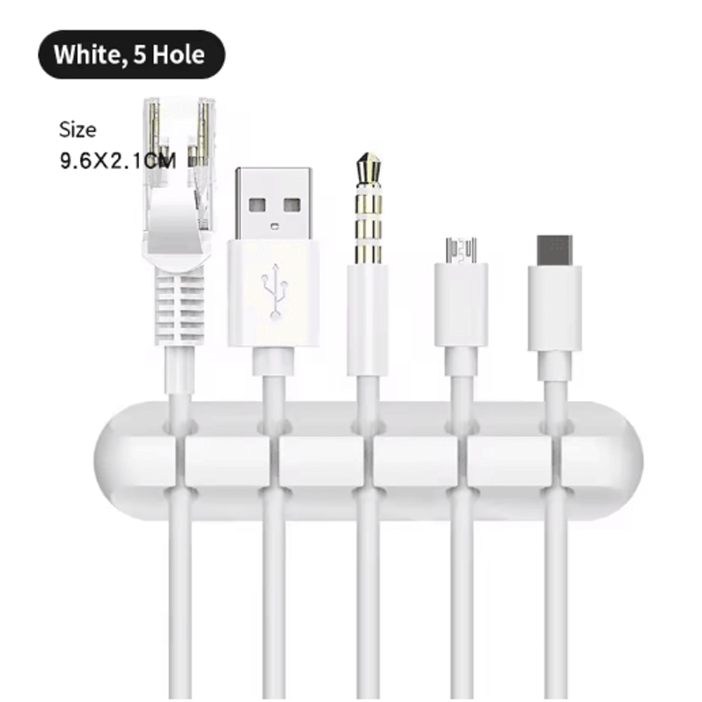 Nail Free Glue Wire Organizer Non Shedding Cable Holder For Home And Office 2