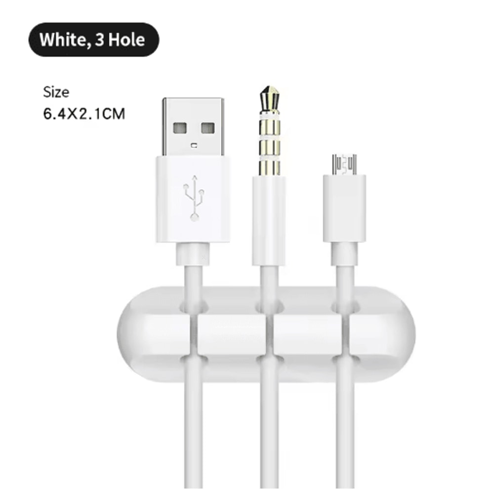 Nail Free Glue Wire Organizer Non Shedding Cable Holder For Home And Office 3