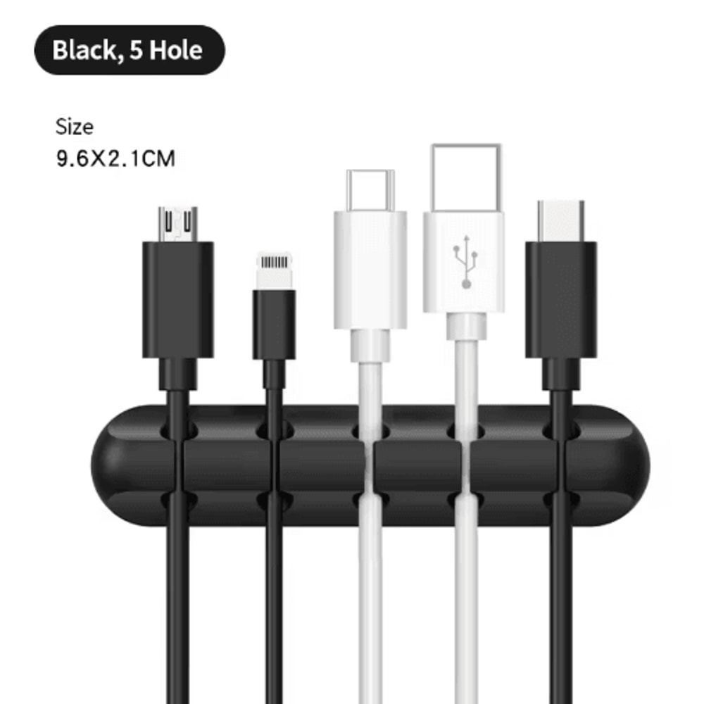 Nail Free Glue Wire Organizer Non Shedding Cable Holder For Home And Office 6