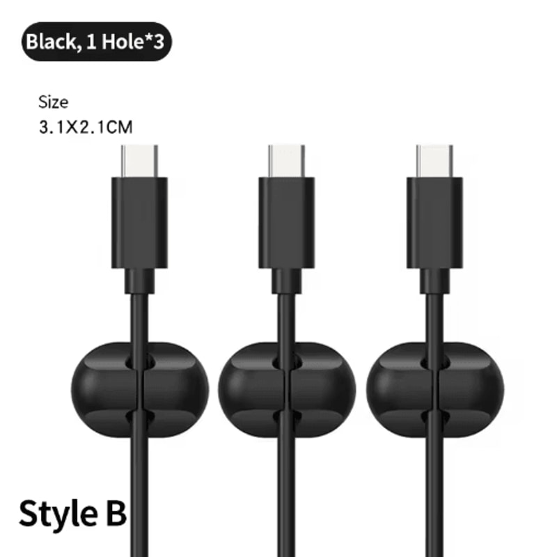 Nail Free Glue Wire Organizer Non Shedding Cable Holder For Home And Office 7