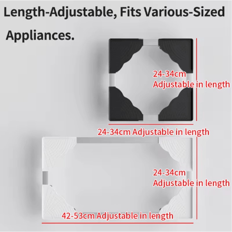 Printer And Computer Host Base With Swivel Casters Height Adjustable Ventilated Stand For Home And 9