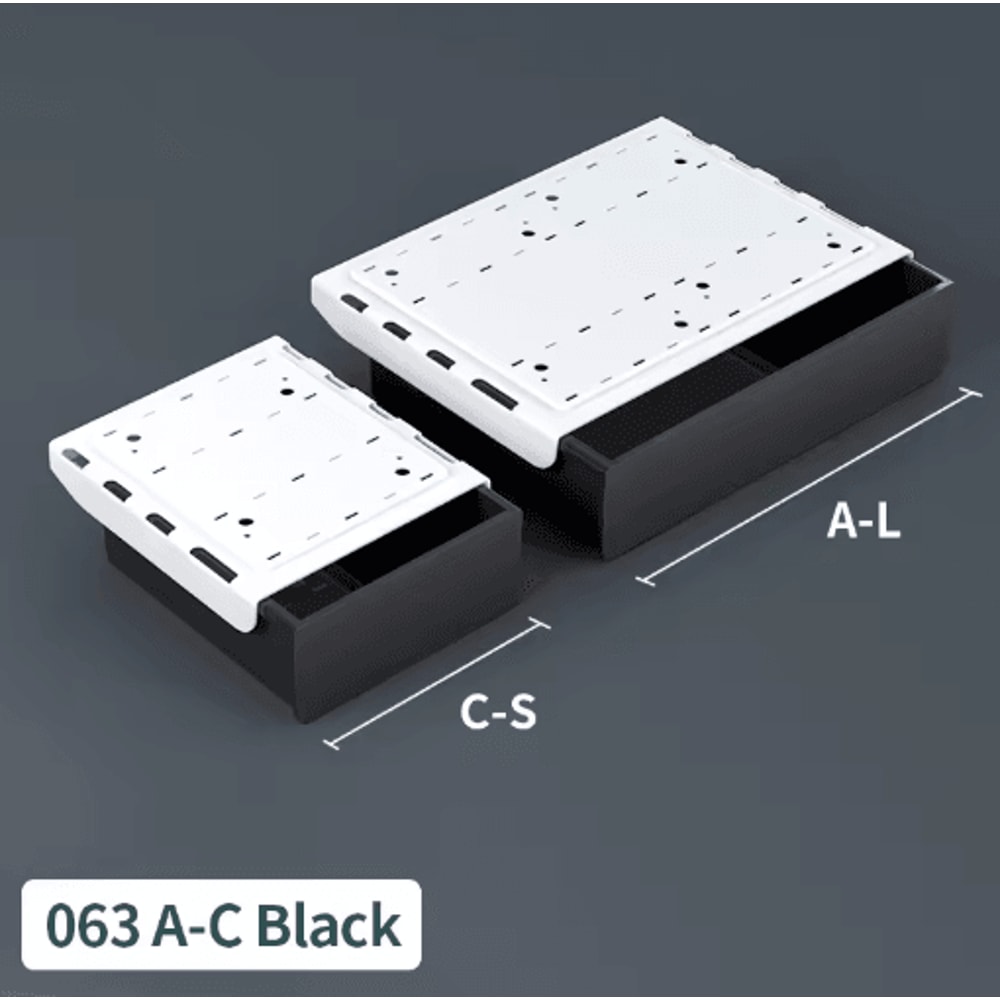 Under Desk Drill Free Storage Drawer Hidden Office Organizer For Desktop Accessories 2