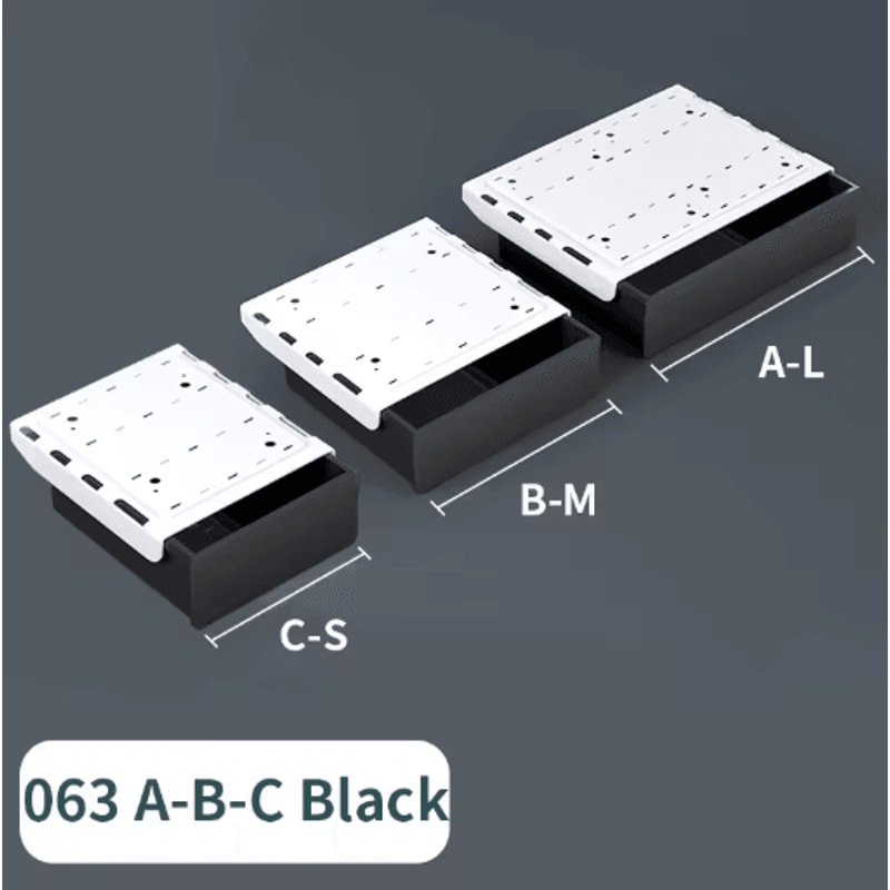 Under Desk Drill Free Storage Drawer Hidden Office Organizer For Desktop Accessories 14