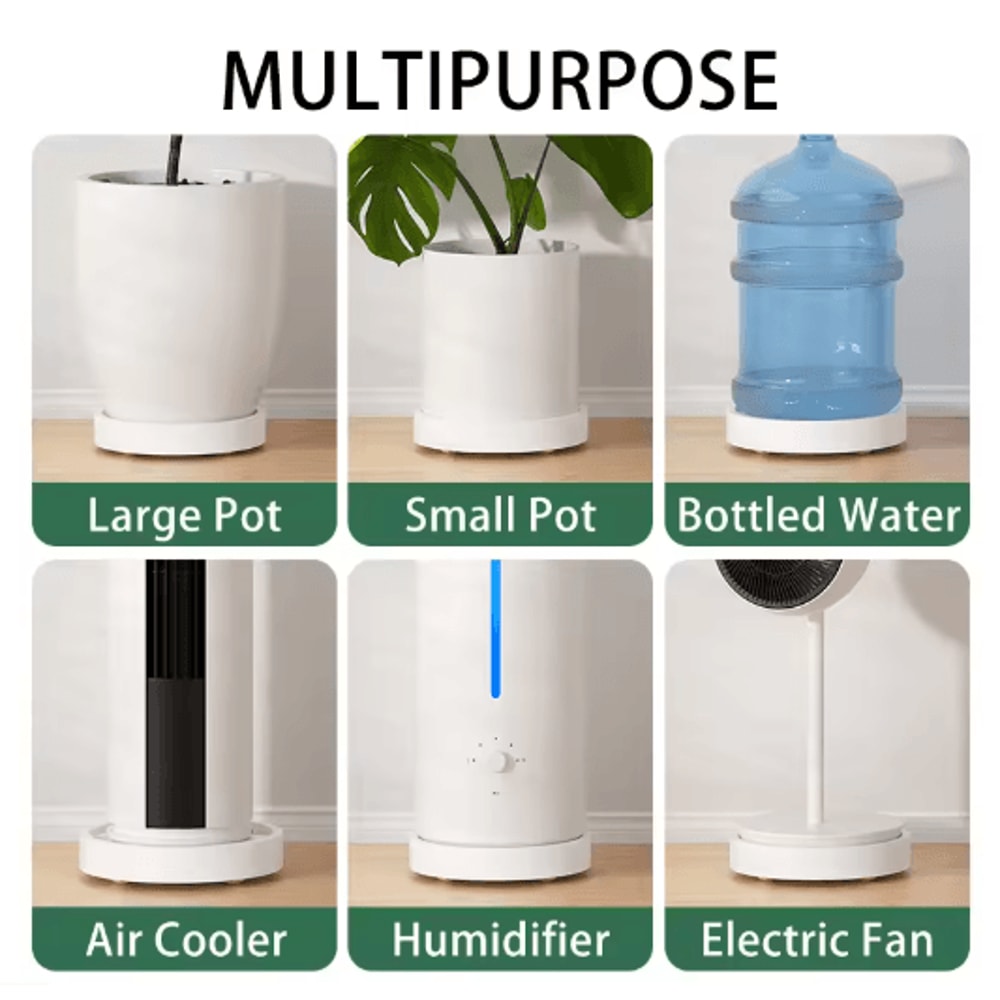 Plastic Universal Wheel Bracket Roller Movable Base For Easy Flower Pot Movement 12