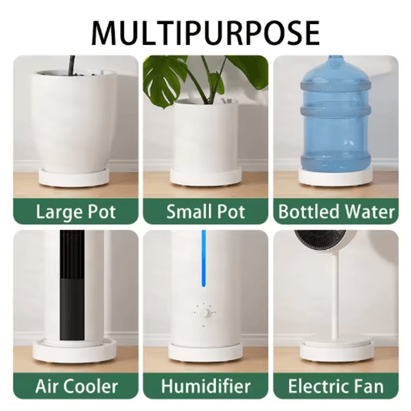 Plastic Universal Wheel Bracket Roller Movable Base For Easy Flower Pot Movement 12