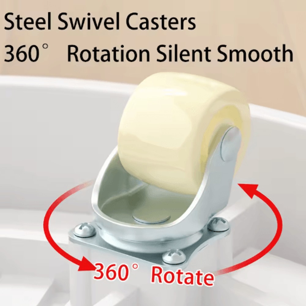 Plastic Universal Wheel Bracket Roller Movable Base For Easy Flower Pot Movement 13