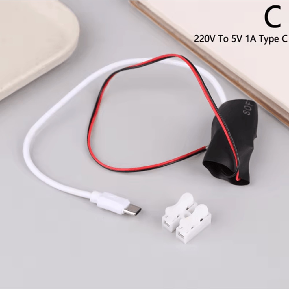 220V To 5V Power Adapter 1A To 2A USB Transformer For Wireless Cameras And WiFi Devices 2