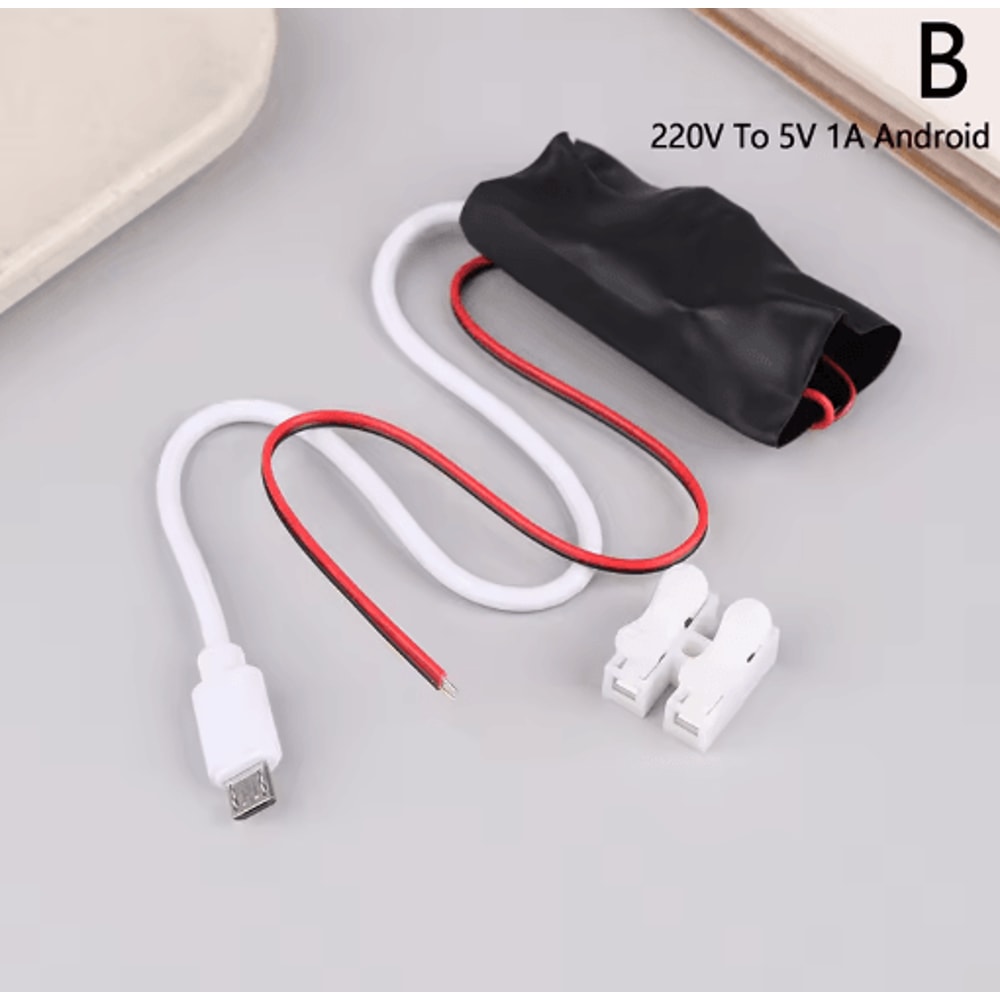 220V To 5V Power Adapter 1A To 2A USB Transformer For Wireless Cameras And WiFi Devices 3