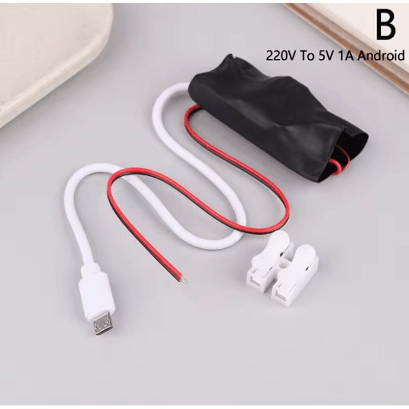 220V To 5V Power Adapter 1A To 2A USB Transformer For Wireless Cameras And WiFi Devices 3