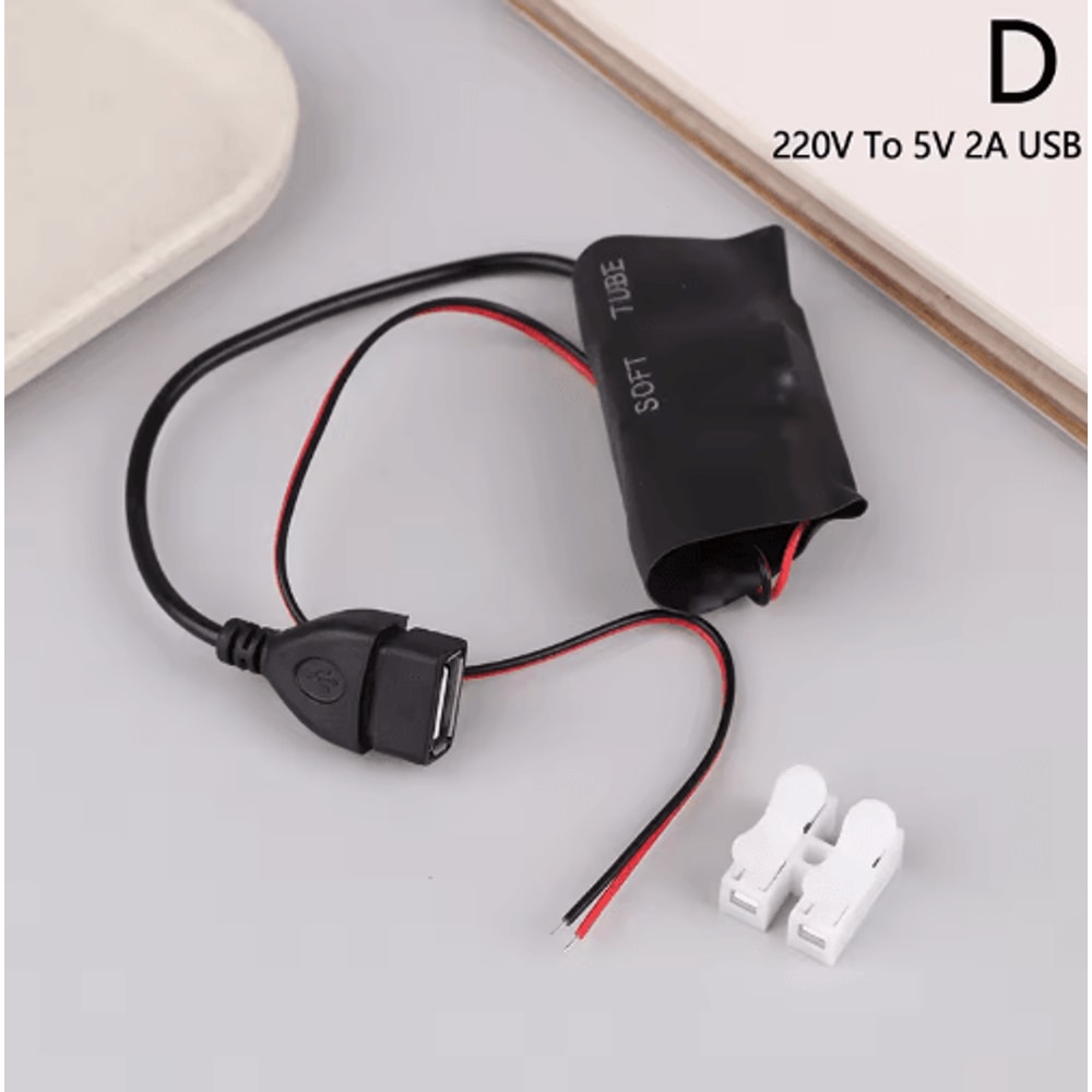 220V To 5V Power Adapter 1A To 2A USB Transformer For Wireless Cameras And WiFi Devices 5