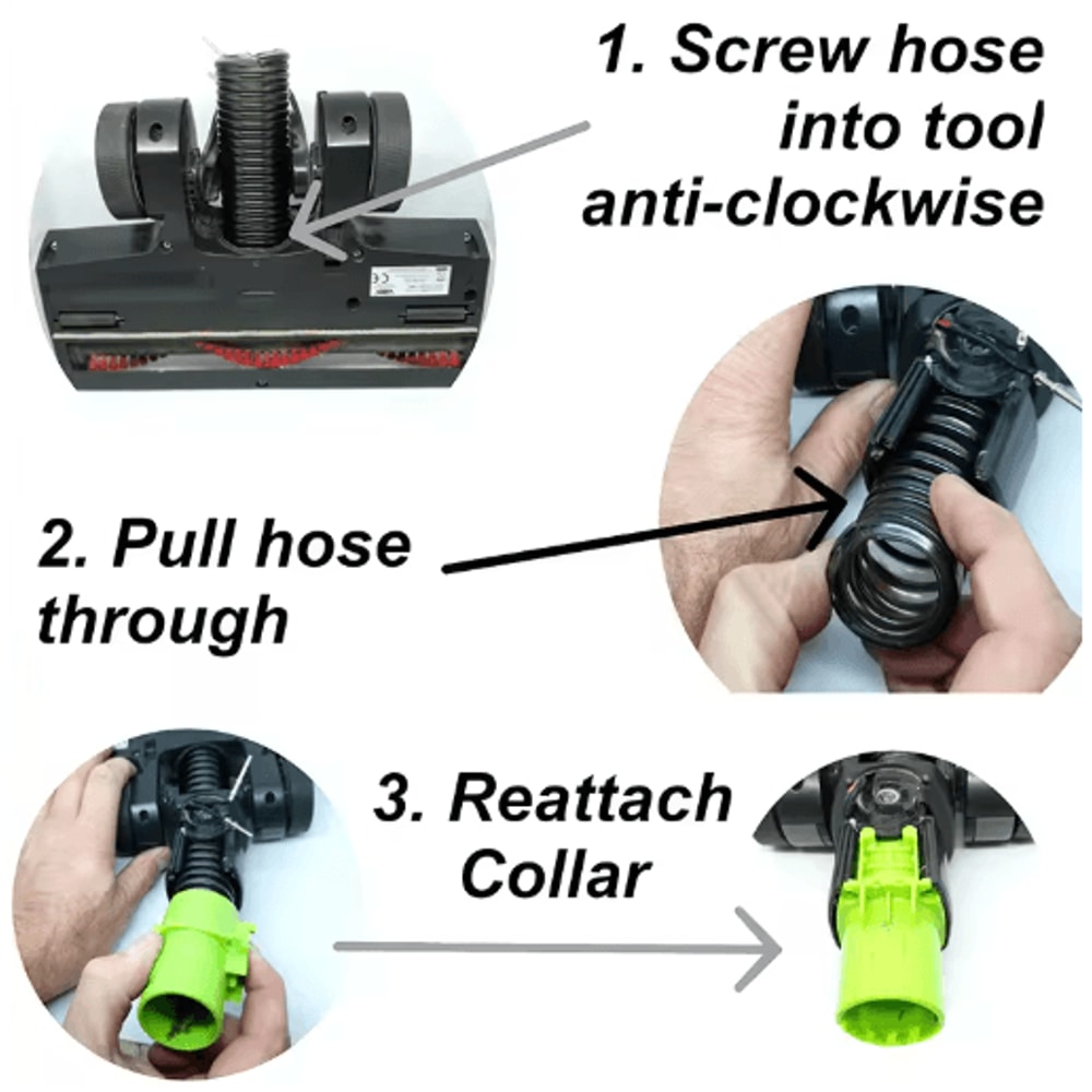 Vacuum Cleaner Lower Duct Hose Nozzle Replacement Hose For HV322 And HV320 Models 4