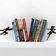 Creative Superhero Bookshelf Figurines Metal Book Storage Display With Standing Base 2