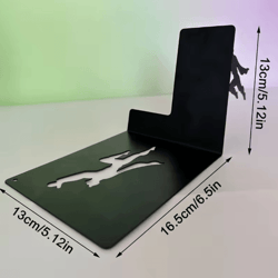 creative superhero bookshelf figurines metal book storage display with standing base