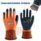Negative 30C Cold Storage Anti Freeze Gloves Unisex Thermal Windproof Work Gloves 4