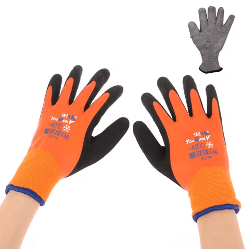 Negative 30C Cold Storage Anti Freeze Gloves Unisex Thermal Windproof Work Gloves 11