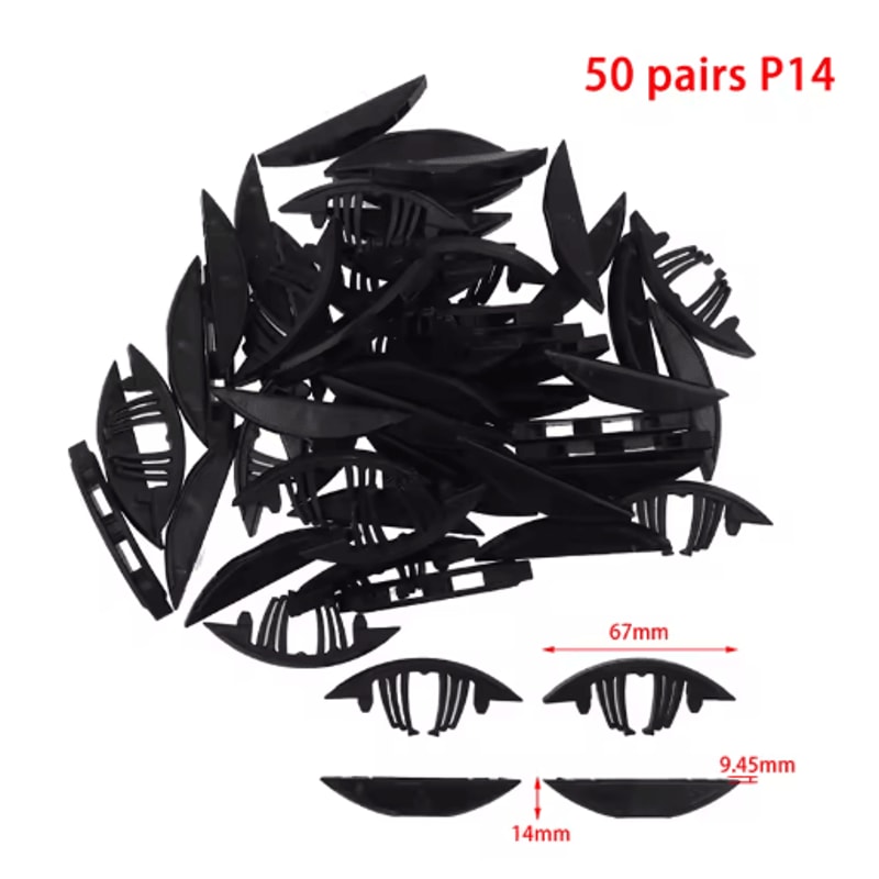 50 Pairs Woodworking Lamino Invisible Connectors P14 P15 2 In 1 Fasteners For Plywood Slotting Mach 2