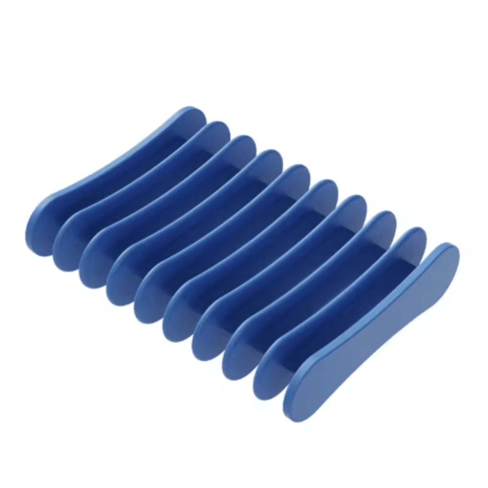 Premium Silicone Self Draining Soap Dish Compact Easy To Clean Soap Holder 2