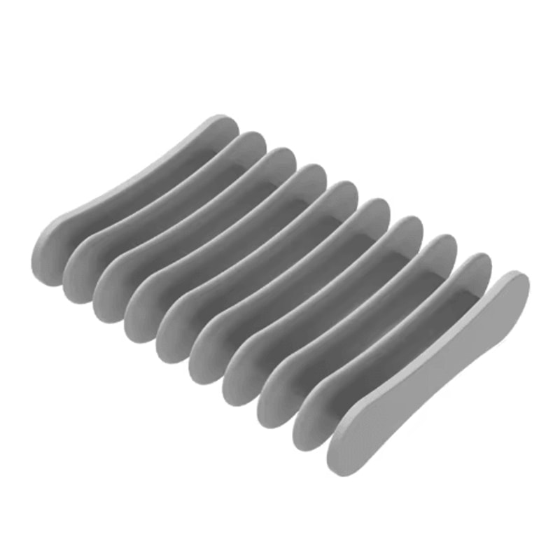 Premium Silicone Self Draining Soap Dish Compact Easy To Clean Soap Holder 3