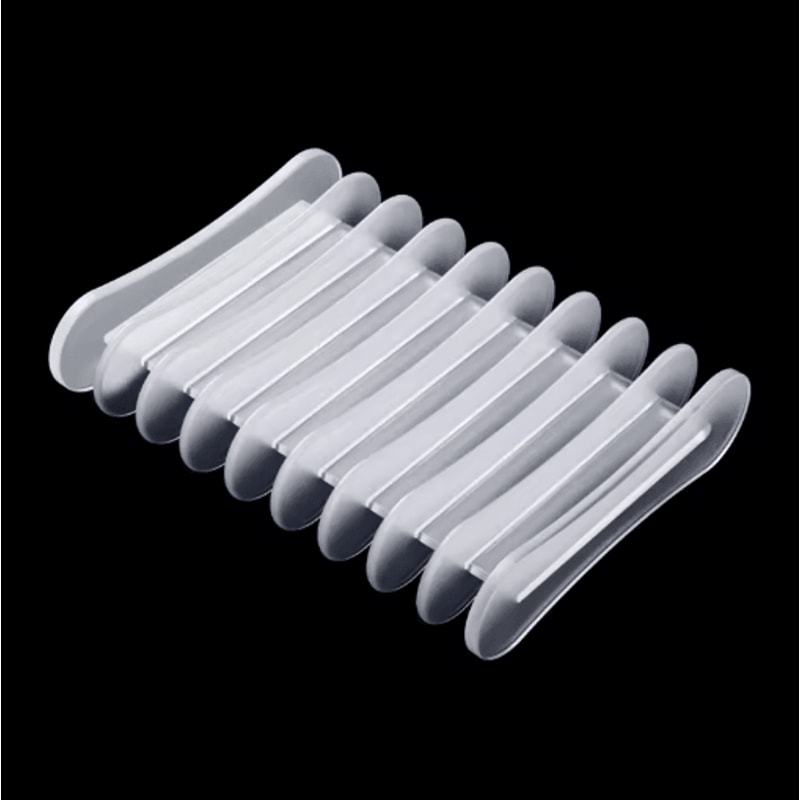 Premium Silicone Self Draining Soap Dish Compact Easy To Clean Soap Holder 5