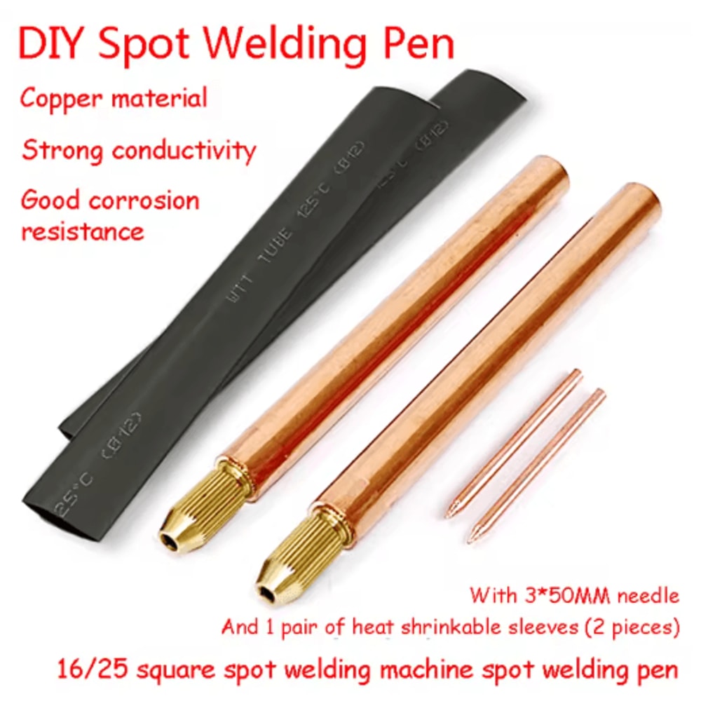 Battery Spot Welding Pen Set Handheld DIY Point Touch Welding Pen With Copper Belt 3mm Core 6