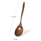 Wooden Soup Spoon Eco Friendly Natural Ellipse Ladle For Cooking And Dining 3