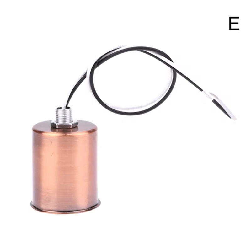 E27 Ceramic Screw Light Socket Round LED Filament Lamp Holder For Indoor Use 0