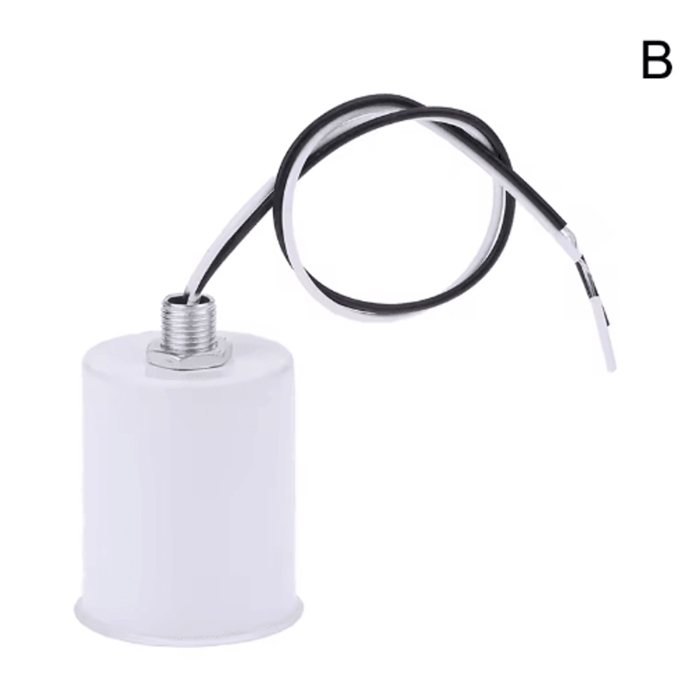 E27 Ceramic Screw Light Socket Round LED Filament Lamp Holder For Indoor Use 5