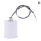 E27 Ceramic Screw Light Socket Round LED Filament Lamp Holder For Indoor Use 5