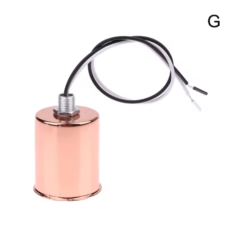 E27 Ceramic Screw Light Socket Round LED Filament Lamp Holder For Indoor Use 1