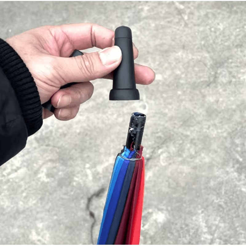 Long Handled Umbrella Repair Parts Supply Accessories Tip Protector Replacement Tops Cover Professi 6