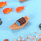 Miniature Resin Boat Figurines Retro Awning Boats For Dollhouse Bonsai And Micro Landscape Decor 4