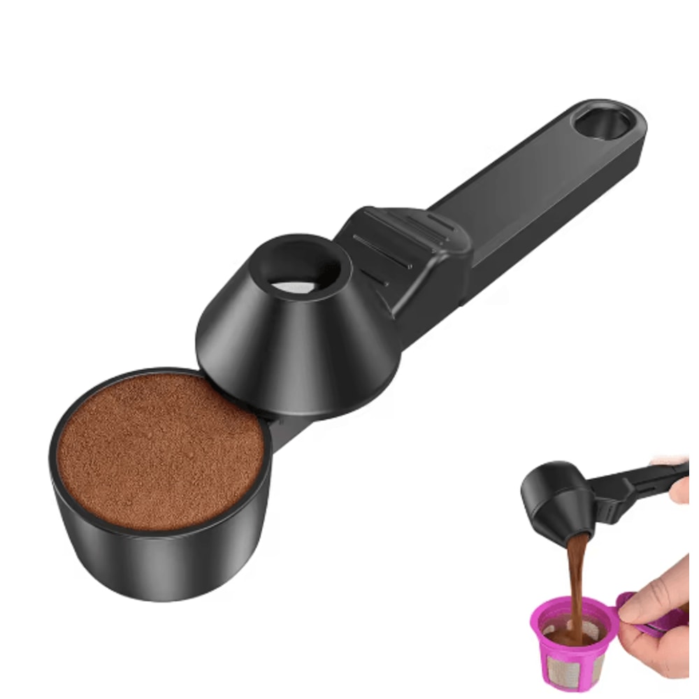 Creative Sliding Leakproof Coffee Scoop Protein Powder Measuring Spoon With Hanging Hole 2