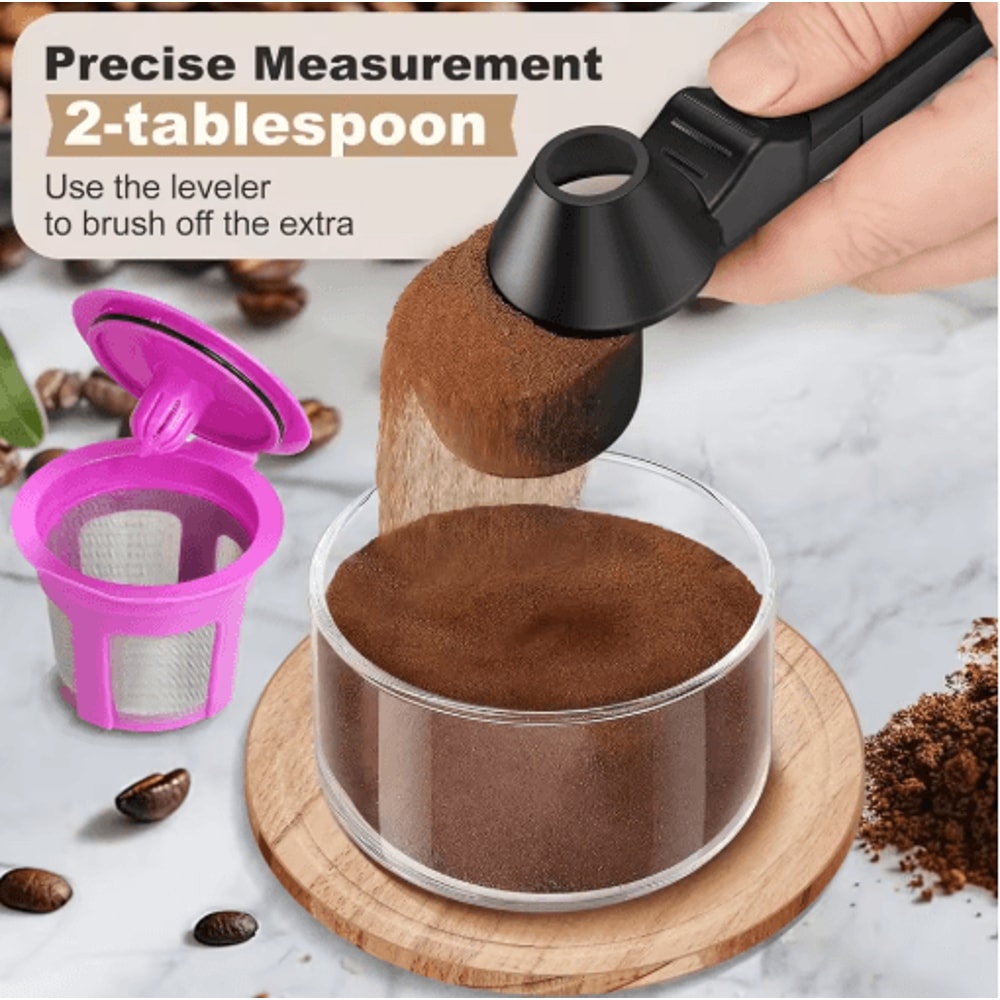 Creative Sliding Leakproof Coffee Scoop Protein Powder Measuring Spoon With Hanging Hole 6