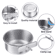 Stainless Steel Pet Food Dish With Clamp Hanging Feeding Bowl For Birds And Small Animals 10 To 14 5