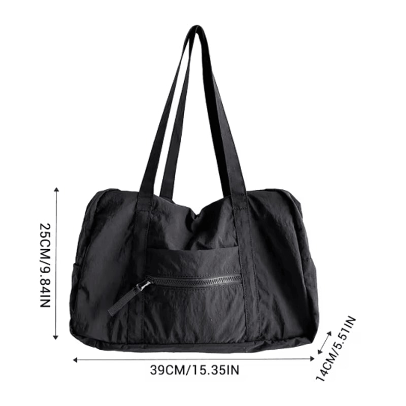Simple Carry On Travel Tote Bag Large Capacity Weekender And Overnight Duffle For Women 3