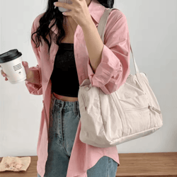 simple carry on travel tote bag large capacity weekender and overnight duffle for women