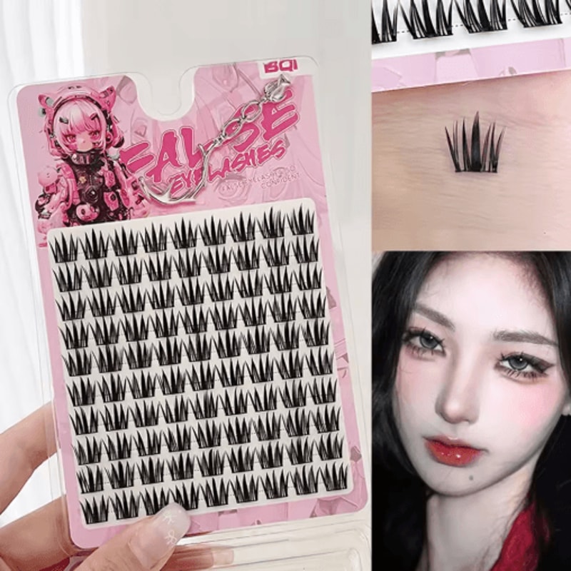 10 Rows Individual Cluster Eyelashes K POP Korean Style Natural False Lash Extensions 7 To 11mm 2