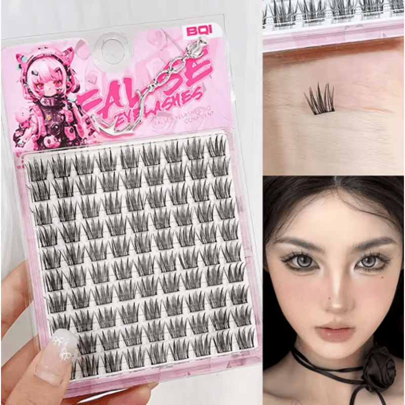 10 Rows Individual Cluster Eyelashes K POP Korean Style Natural False Lash Extensions 7 To 11mm 3