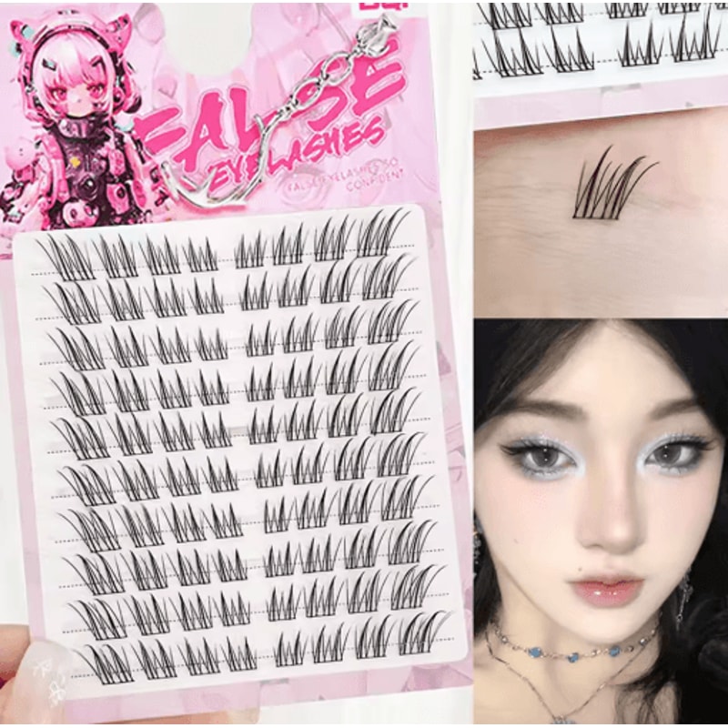 10 Rows Individual Cluster Eyelashes K POP Korean Style Natural False Lash Extensions 7 To 11mm 5