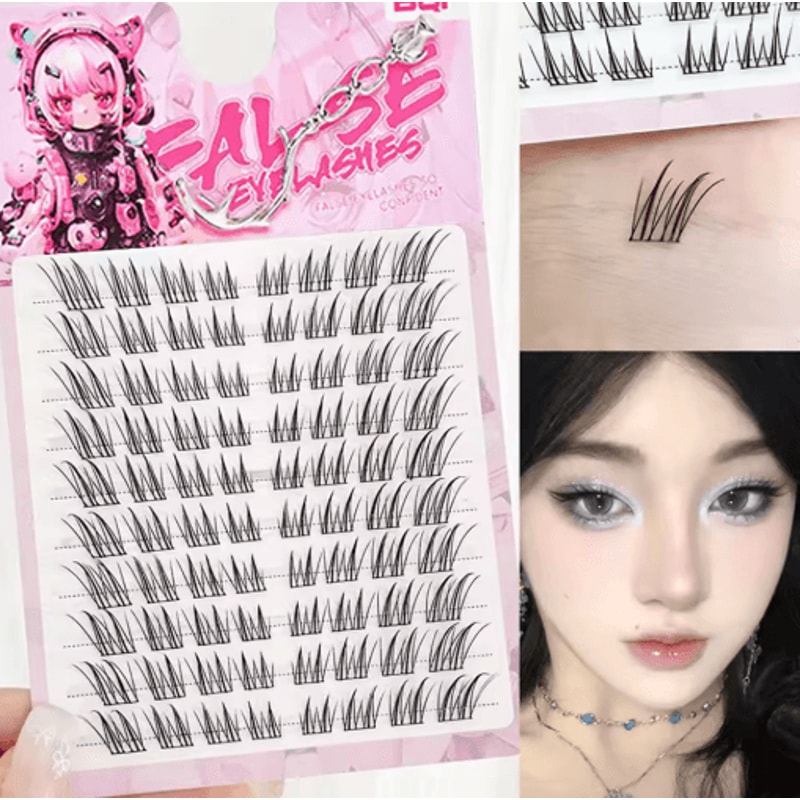 10 Rows Individual Cluster Eyelashes K POP Korean Style Natural False Lash Extensions 7 To 11mm 11