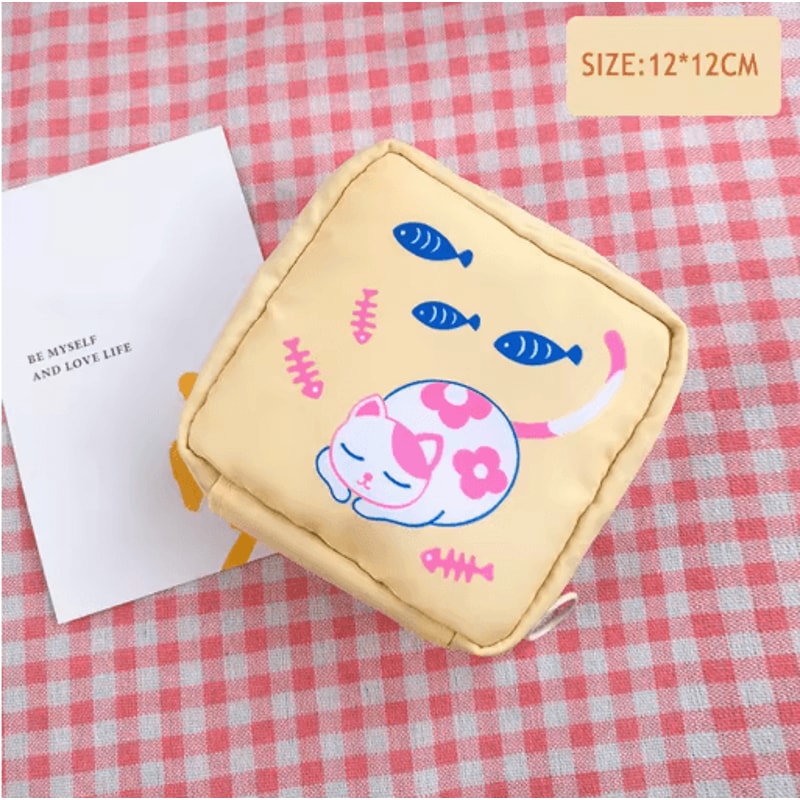 Portable Sanitary Pads Bag Mini Waterproof Travel Makeup And Cosmetic Organizer 1