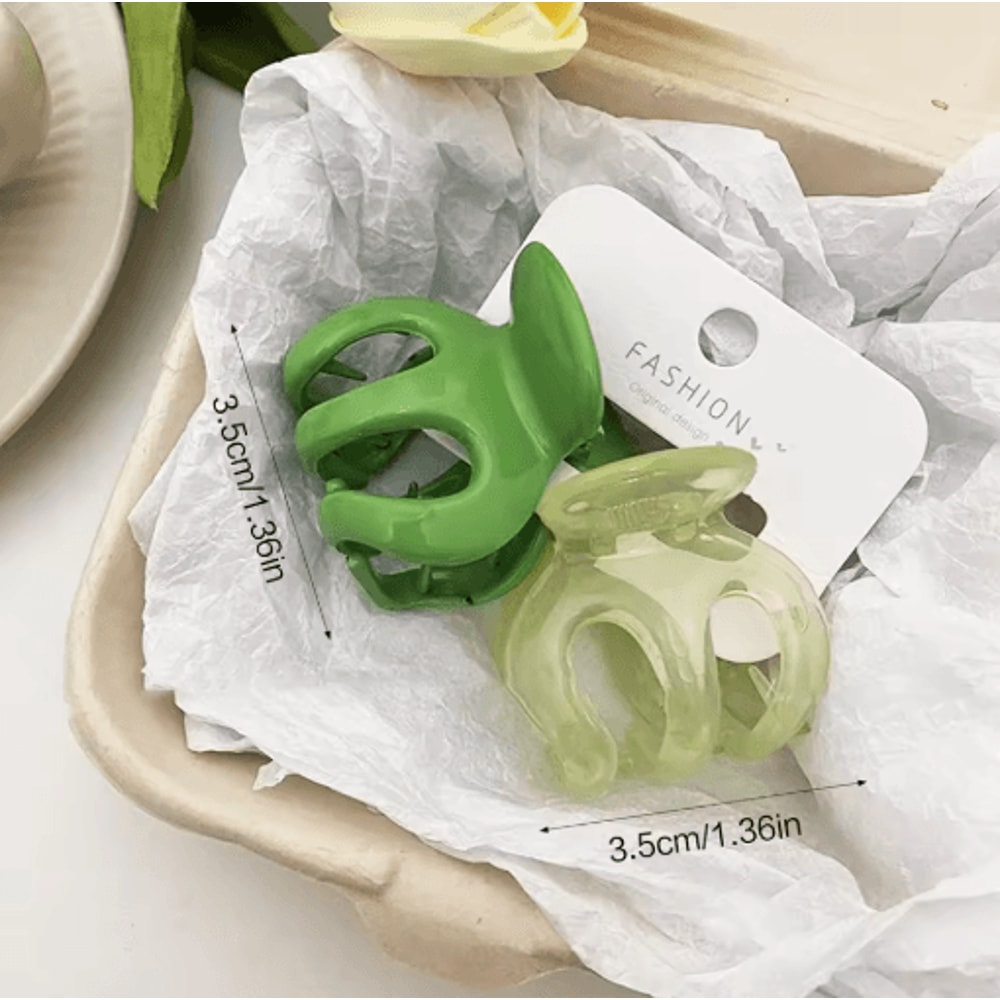 Candy Color Hair Claw Clip Simple Shark Clip Solid Color Hairpin For Women And Girls 1 To 2 PCS 10