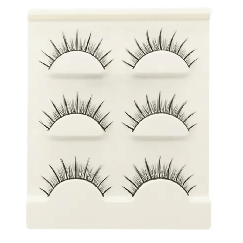 3 Pairs Fashion False Eyelashes Long Natural Looking Lash Extensions For Daily And Party Makeup 6