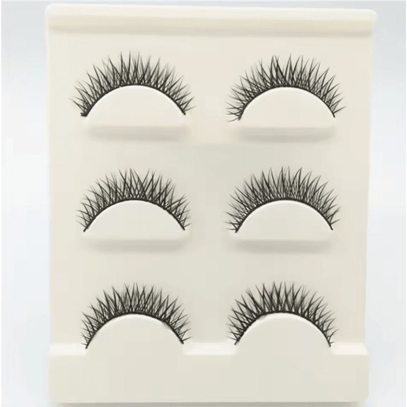 3 Pairs Fashion False Eyelashes Long Natural Looking Lash Extensions For Daily And Party Makeup 15